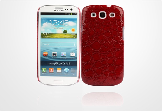 Twins Dragon Shell fr Samsung Galaxy S3, rot