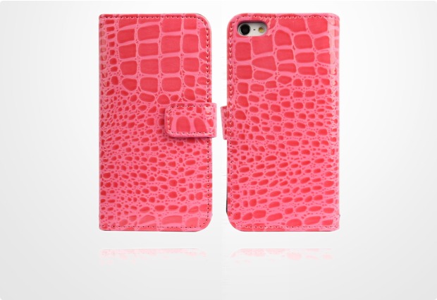 Twins BookFlip Pink Dragon fr iPhone 5/5S/SE