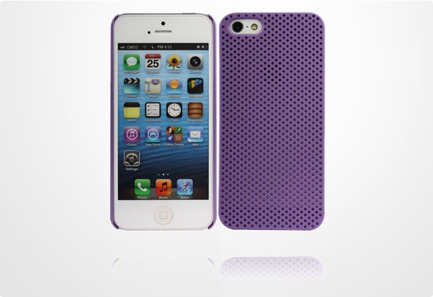 Twins Perforated fr iPhone 5/5S/SE, lila
