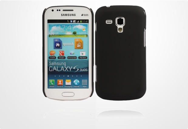 Twins Shield Matte fr Samsung Galaxy S3 mini, schwarz