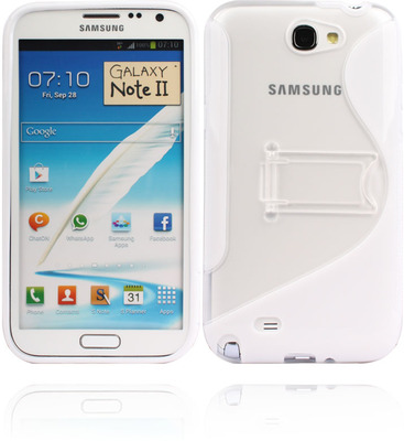 Twins Convenience fr Samsung Galaxy Note 2, wei-transparent