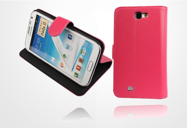 Twins BookFlip Pro fr Samsung Galaxy Note 2, pink