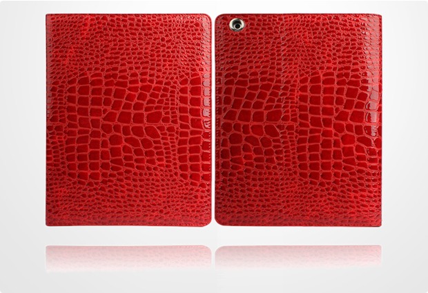 Twins Croco Folio iPad 4, rot