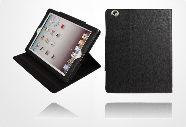 Twins Folio fr iPad 4, schwarz