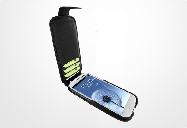 Piel Frama iMagnum2 Echtledertasche fr Samsung Galaxy S3, schwarz