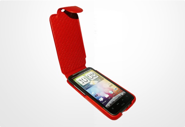 Piel Frama iMagnum Echtledertasche fr HTC Desire HD, rot