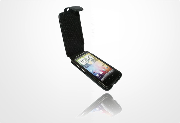 Piel Frama iMagnum Echtledertasche fr HTC Desire HD, schwarz