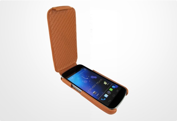 Piel Frama iMagnum Echtledertasche fr Samsung i9250 Galaxy Nexus, tan-braun