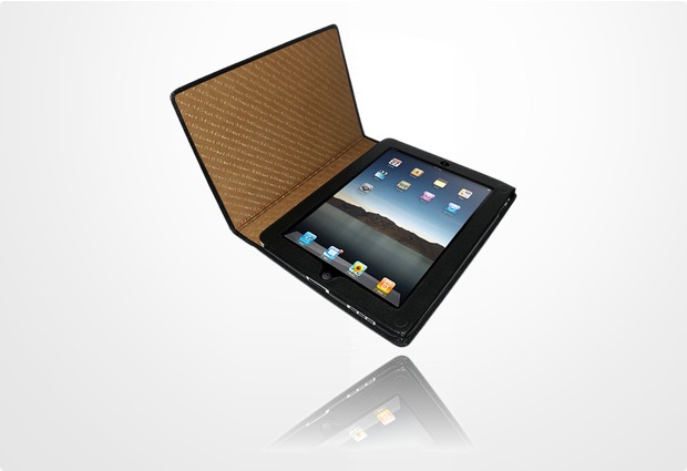 Piel Frama Ledertasche schwarz fr Apple iPad
