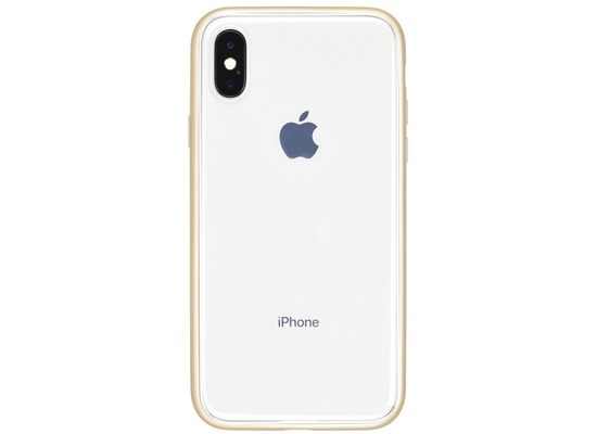 Power Support Shock Proof Air Jacket Apple iPhone X transparent/gold