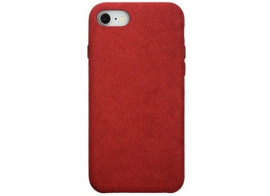 Power Support Ultrasuede Air Jacket  Apple iPhone 8 / 7  rot