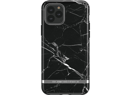 Richmond & Finch Black Marble - Silver details for iPhone 11 Pro Max / XS Max colourful