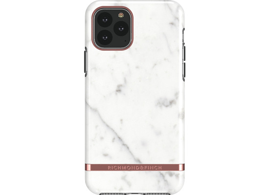 Richmond & Finch White Marble - Rose gold details for iPhone 11 Pro Max / XS Max colourful