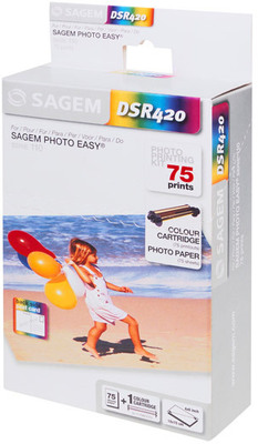 Sagem Pack DSR 420 (75 Blatt Papier+Folie)