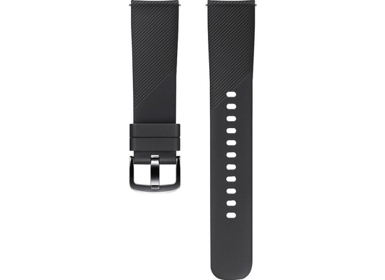 Samsung 20mm Standard-Armband (u.a. fr Gear Sport), Silikon, black