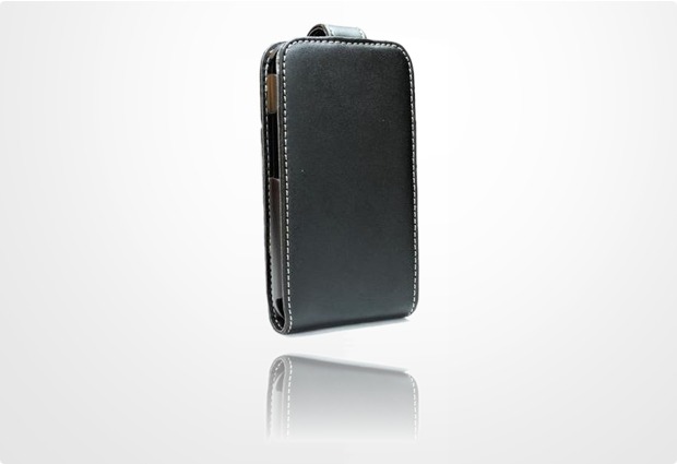 Samsung Executive Flip Tasche fr Galaxy Ace S5830, schwarz