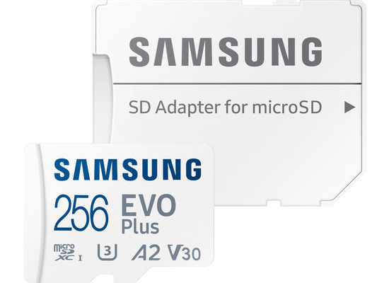 Samsung EVO Plus microSD-Speicherkarte 256 GB (2021)