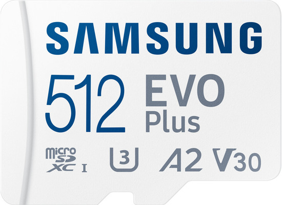 Samsung EVO Plus microSD-Speicherkarte 512 GB (2021)