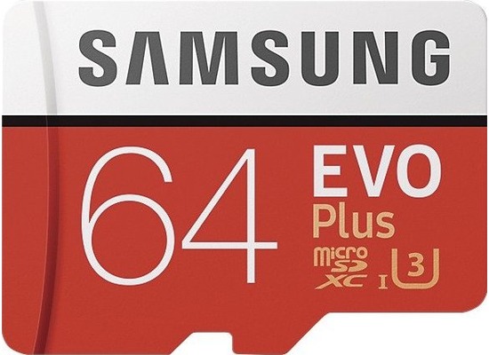 Samsung EVO Plus microSD Karte 64 GB, Class10 (2017) (SD Adapter)