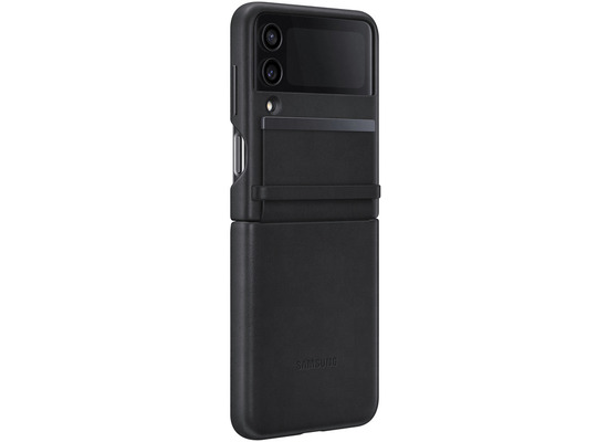 Samsung Flap Leather Cover fr Galaxy Z Flip4, Black