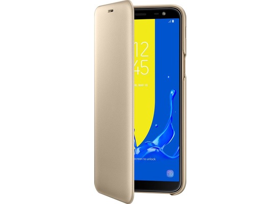 Samsung Flip Wallet, Galaxy J6 (2018), Gold