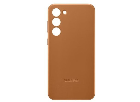 Samsung Galaxy S23 Plus Leather Case Camel