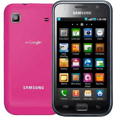 Samsung i9000 Galaxy S, pink