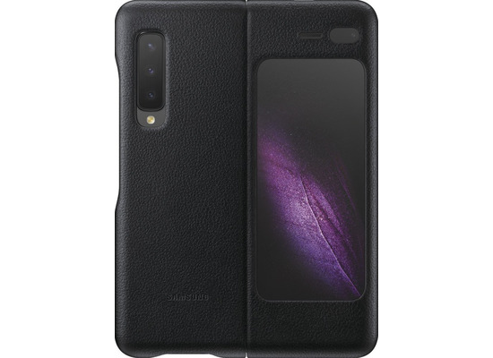 Samsung Leather Cover Galaxy Fold 5G, black