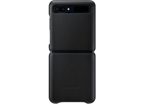 Samsung Leather Cover Galaxy Z Flip_SM-F700F, black