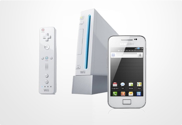 Samsung S5830i Galaxy Ace, pure-white + Nintendo Wii Sports Pak