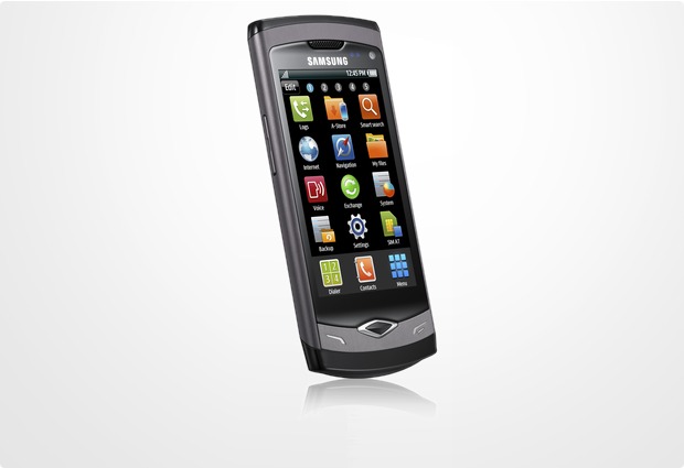 Samsung S8500 Wave, ebony gray mit Vodafone Branding