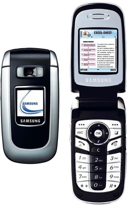 Samsung SGH-D730, schwarz-silber