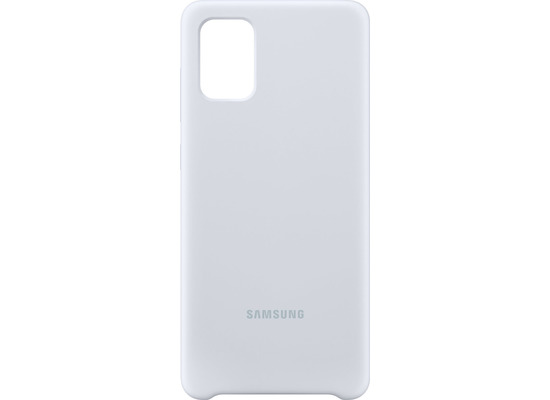 Samsung Silicone Cover EF-PA715 fr Galaxy A71, Silver