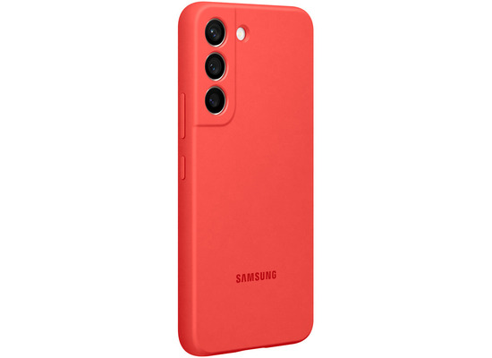 Samsung Silicone Cover fr Galaxy S22, Glow Red