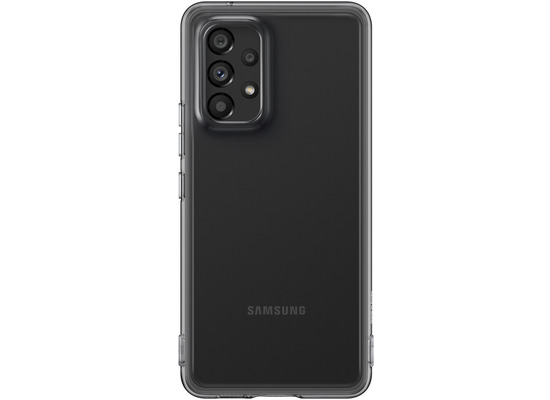 Samsung Soft Clear Cover EF-QA536 - Galaxy A53,  Dark Gray