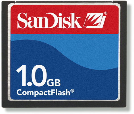 Sandisk CompactFlash Card, 1 GB