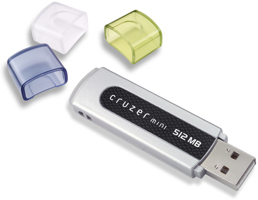 Sandisk Cruzer Crossfire Mini USB Speicherstick, 512 MB