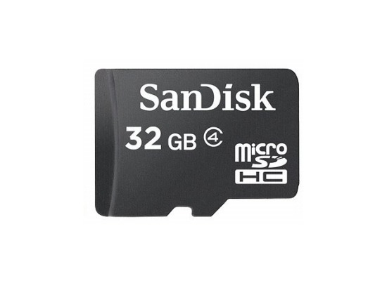 Sandisk MicroSDHC 32GB + SD Adapter