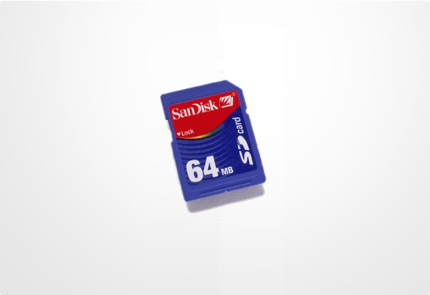 Sandisk SD Card, 64 MB