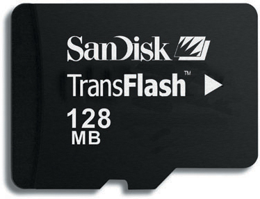 Sandisk micro-SD Card (TransFlash) 128 MB