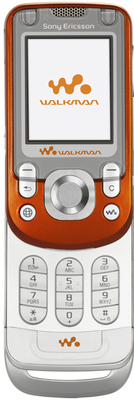 Sony Ericsson W550i orange/wei