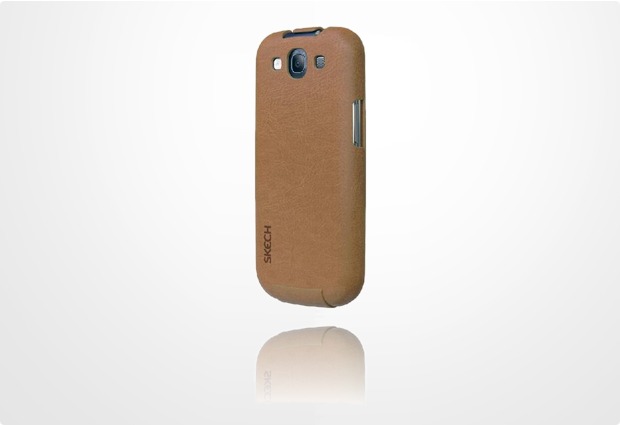 Skech Custom Jacket FlipStyle fr Samsung Galaxy S3, tan