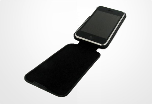 Skech Custom Jacket Flip fr iPhone 3G, full black