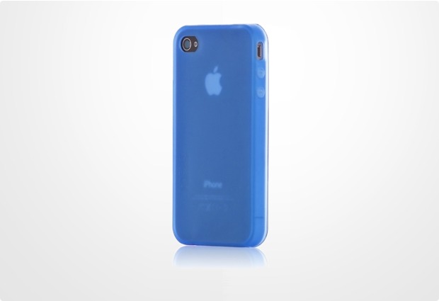 Skech Gel Shock Snap On Case fr iPhone 4 / 4S, blau