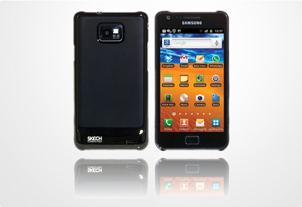 Skech Glaze fr i9100 Galaxy S2, schwarz