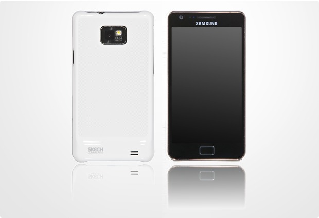 Skech Glaze fr i9100 Galaxy S2, wei