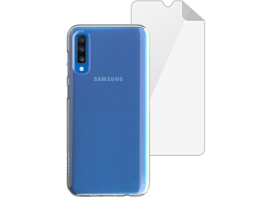 Skech Matrix SE Case + Displayschutzfolie , Samsung Galaxy A70, transparent, SKBD-A7018-MTS-CLR
