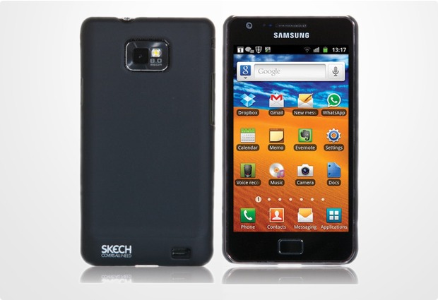 Skech Slim fr Samsung i9100 Galaxy S2, schwarz