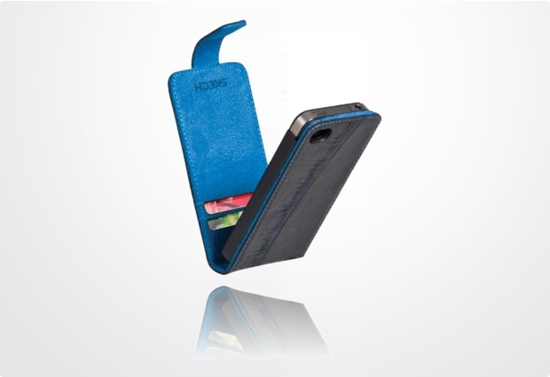 Skech Trax flip case fr iPhone 4 / 4S, schwarz-blau