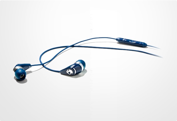 Skullcandy In-Ear Stereo Headset 50/50, blau-chrom